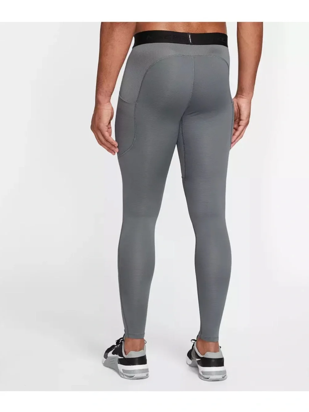 Nike Men's Gray Performance Compression Tights